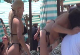 «Κόλαση» στη Μύκονο η Ιωάννα Τούνη: Τα καυτά φιλιά με τον Δημήτρη Αλεξάνδρου