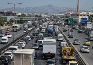 Κίνηση τώρα: Κόλαση στον Κηφισό – Ουρές χιλιομέτρων στην άνοδο