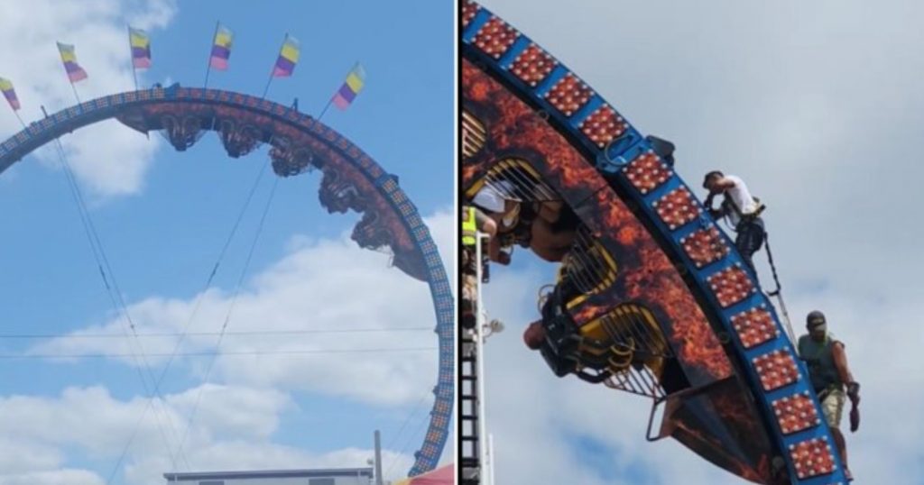 ΗΠΑ: Βλάβη σε roller coaster τους άφησε κρεμασμένους ανάποδα για ώρες