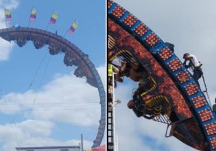 ΗΠΑ: Βλάβη σε roller coaster τους άφησε κρεμασμένους ανάποδα για ώρες