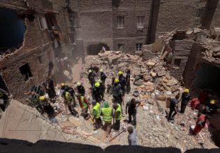 Αίγυπτος: Τουλάχιστον 9 νεκροί από κατάρρευση πολυκατοικίας στο Κάιρο