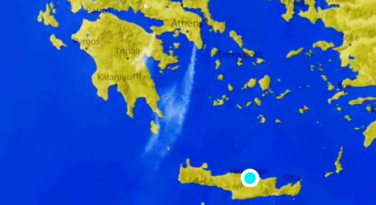 Φωτιά στον Κουβαρά: Μέχρι τη Λιβύη έφτασε ο καπνός από το εκτεταμένο πύρινο μέτωπο