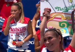 Η γυναίκα που έφαγε… 39 χοτ ντογκ σε 10 λεπτά