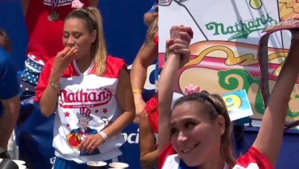 Η γυναίκα που έφαγε… 39 χοτ ντογκ σε 10 λεπτά