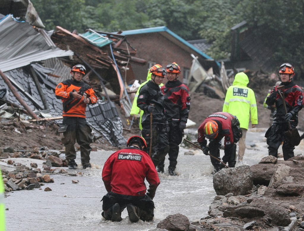 Πλημμύρες στη Νότια Κορέα: Στους 39 ανήλθε ο αριθμός των νεκρών – 9 αγνοούμενοι