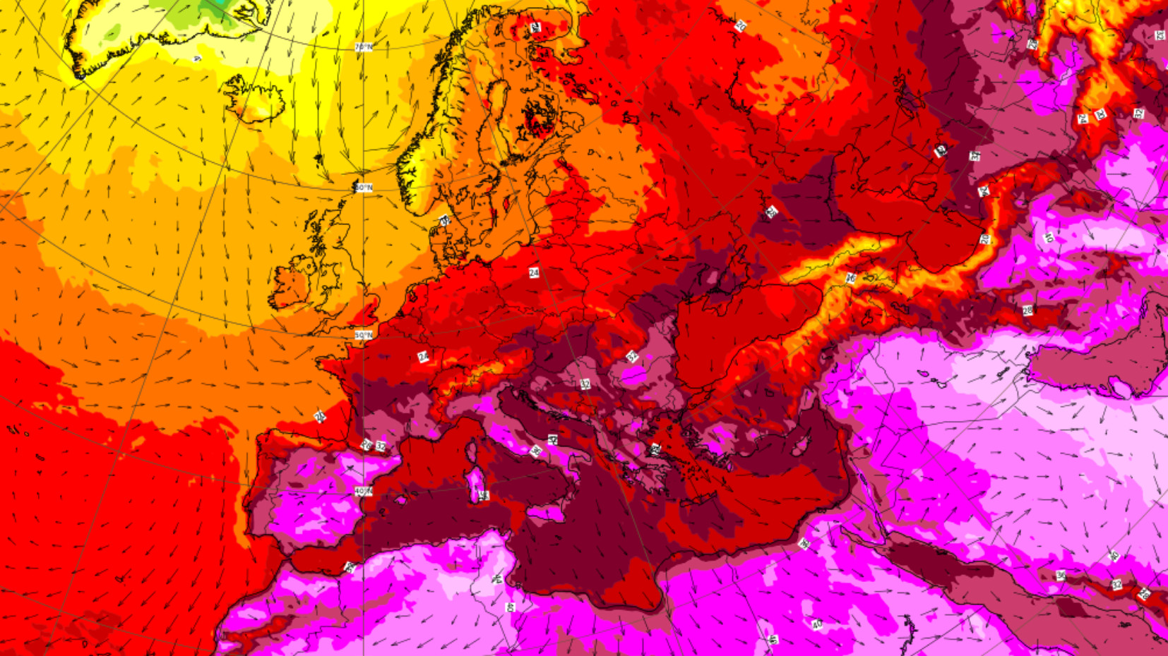 Καύσωνας: Πιθανά νέα ρεκόρ θερμοκρασιών, συμπεριλαμβανομένης της Ελλάδας
