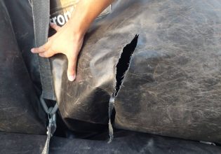 Βανδαλισμός στην οθόνη του Δημοτικού κινηματογράφου Αλίμου