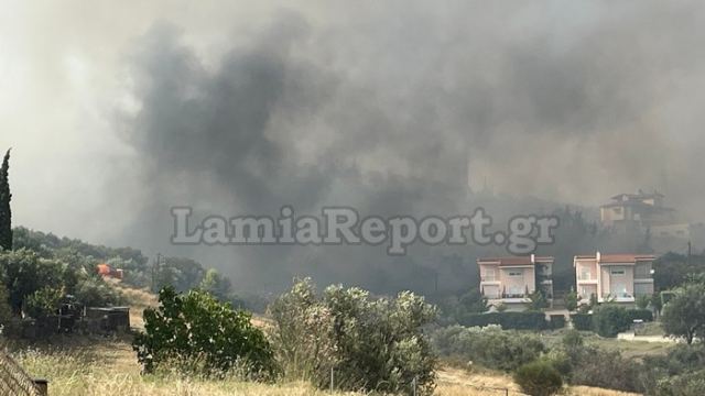 Φωτιά στη Λαμία: Μέσα για την κατάσβεση της πυρκαγιάς ζήτησε ο Κουτσούμπας από τον Κικίλια
