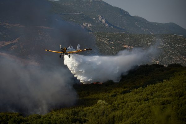 Φωτιά στην Μεσσηνία – Επιχείρησαν έξι αεροπλάνα