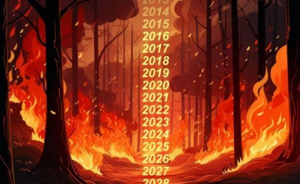 Αρκάς: To σκίτσο για τις καταστροφικές φωτιές