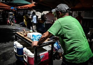 Καύσωνας: Ακραίες θερμοκρασίες σε λαϊκή αγορά – 70 βαθμοί κάτω από την τέντα