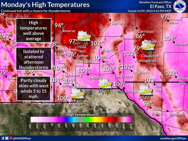 Καύσωνας στις ανατολικές ΗΠΑ: Για 24η ημέρα η θερμοκρασία στο Ελ Πάσο ξεπέρασε τους 37,7 βαθμούς