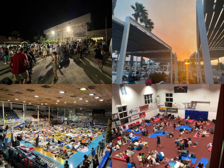 Φωτιά στην Ρόδο: Τουρίστες επαινούν τους Ροδίτες