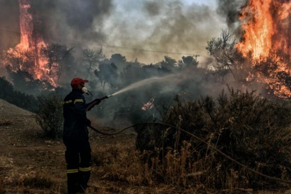 Φωτιά στη Μάνδρα: Μεγάλες καταστροφές από τον πύρινο εφιάλτη – Δείτε πλάνα