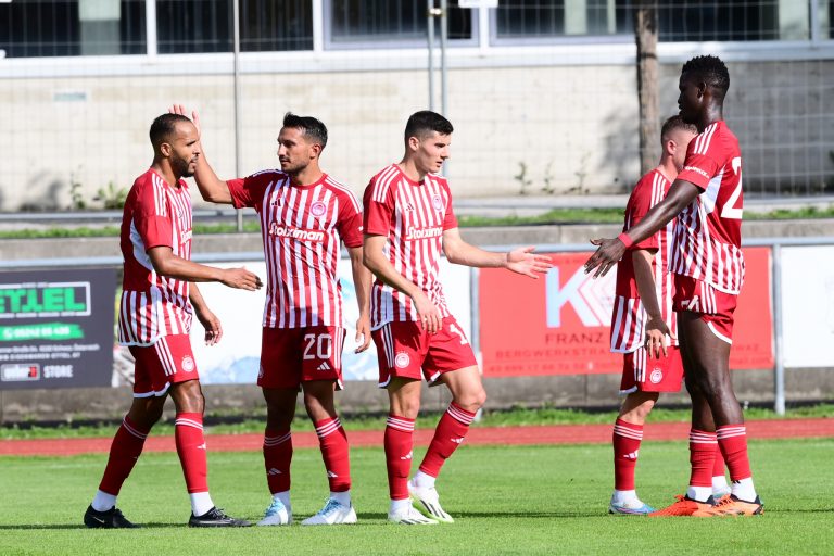 Ολυμπιακός – Σλοβάτσκο 2-1: Φουριόζοι Ελ Αραμπί και Φορτούνης, ωραίοι οι Ερυθρόλευκοι