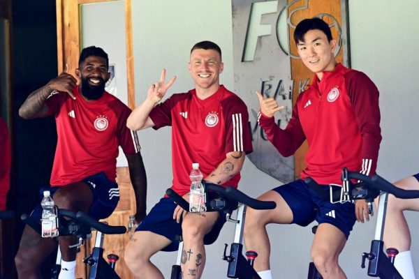 Τα εντυπωσιακά πλάνα από την προπόνηση του Ολυμπιακού