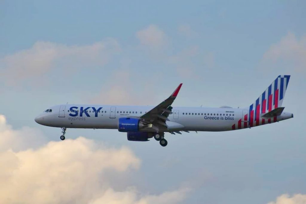 SKY express: Οι πτήσεις από και προς το αεροδρόμιο της Ρόδου συνεχίζονται κανονικά