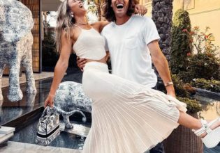 Στέφανος Τσιτσιπάς: Με την αγαπημένη του Πάουλα στα ελληνικά νησιά