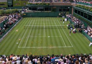 Wimbledon: Ακτιβιστές διέκοψαν αγώνα για να πετάξουν κομφετί και κομμάτια παζλ