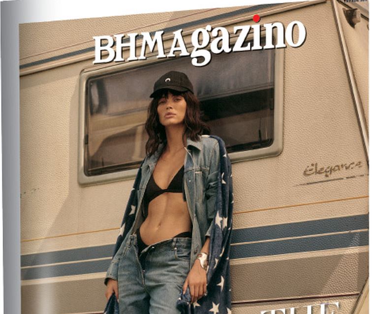 To «BHMAGAZINO» με το top model Kristina Peric στο εξώφυλλο