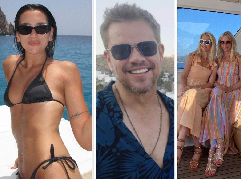 Από τον Τζόρτζ Κλούνεϊ στην Ντούα Λίπα – Οι celebrities που επέλεξαν τα ελληνικά νησιά για τις διακοπές τους