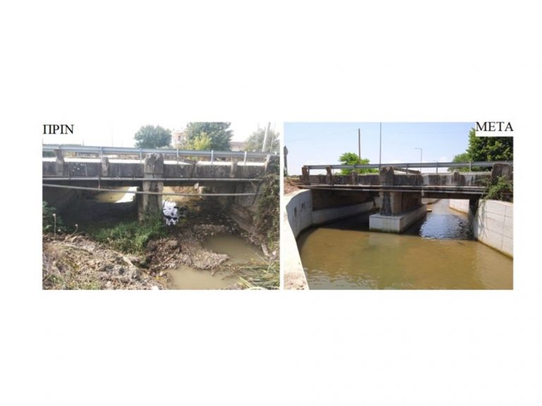 Ολοκληρώθηκαν τα αντιπλημμυρικά έργα στην ε.ο. Καρδίτσας – Τρικάλων