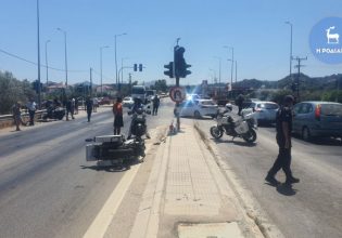 Σοβαρό τροχαίο στη Ρόδο: Τρεις τραυματίες – Ανάμεσά τους αστυνομικός της τροχαίας