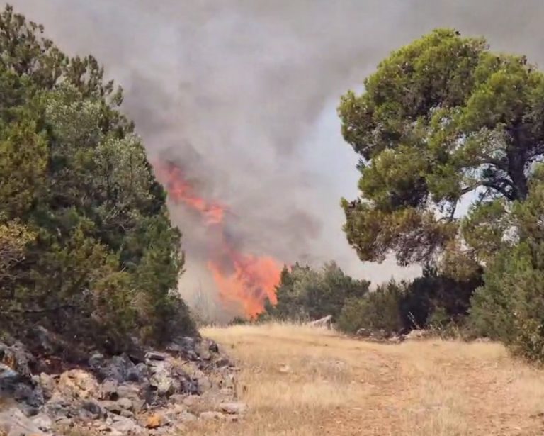 Πύρινη κόλαση στα Δερβενοχώρια – Μήνυμα του 112