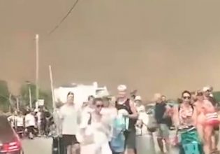 Φωτιά στη Ρόδο: Πρώτο θέμα στα βρετανικά ΜΜΕ – «Ο γιος μου λέει ότι δεν θέλει να πεθάνει»