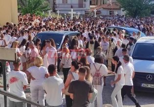 Το τελευταίο αντίο στη 14χρονη Χριστίνα που σκοτώθηκε σε τροχαίο στην Πάτρα