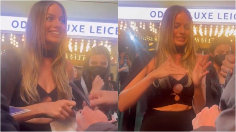 Μάργκοτ Ρόμπι: Συνεννοείται με φαν της στη νοηματική και γίνεται viral