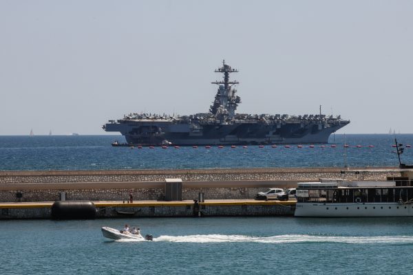 USS Gerald R. Ford: Στον Πειραιά το πιο προηγμένο αεροπλανοφόρο του Πολεμικού Ναυτικού των ΗΠΑ