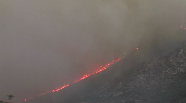 Προς Μαγούλα το πύρινο μέτωπο στα Δερβενοχώρια - Πώς εξελίσσονται οι φωτιές σε Αν. Αττική και Λουτράκι