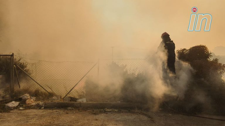Προσαγωγή υπόπτου για την φωτιά στον Κουβαρά