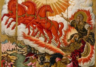 Προφήτης Ηλίας: Διά χειρός του κρητικού ζωγράφου Θεόδωρου Πουλάκη