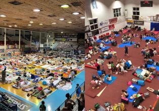 Φωτιά: Η Ρόδος ανοίγει την «αγκαλιά» της – Σε γήπεδα, σχολεία και πλοία φιλοξενούνται τουρίστες και πυρόπληκτοι