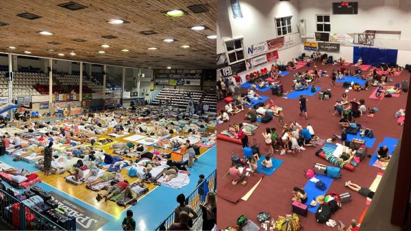 Φωτιά: Η Ρόδος ανοίγει την «αγκαλιά» της – Σε γήπεδα, σχολεία και πλοία φιλοξενούνται τουρίστες και πυρόπληκτοι