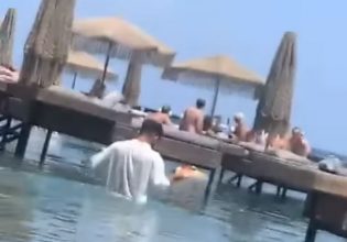 Παρέμβαση εισαγγελέα για το σέρβις στη… θάλασσα – «Δεν με ενοχλεί» φέρεται να λέει ο σερβιτορος
