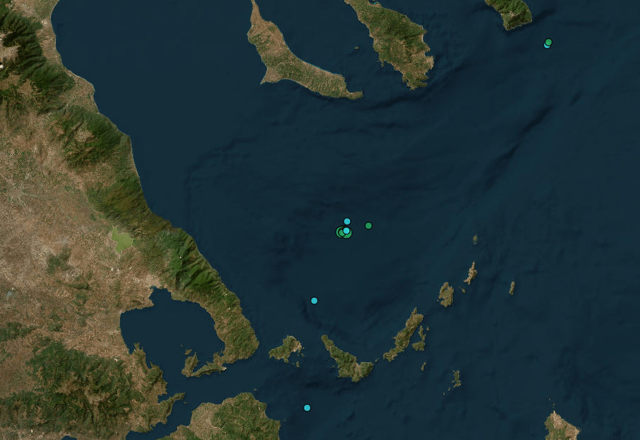 Σεισμός: Σεισμική δόνηση 3,8 Ρίχτερ στη θαλάσσια περιοχή της Σκιάθου