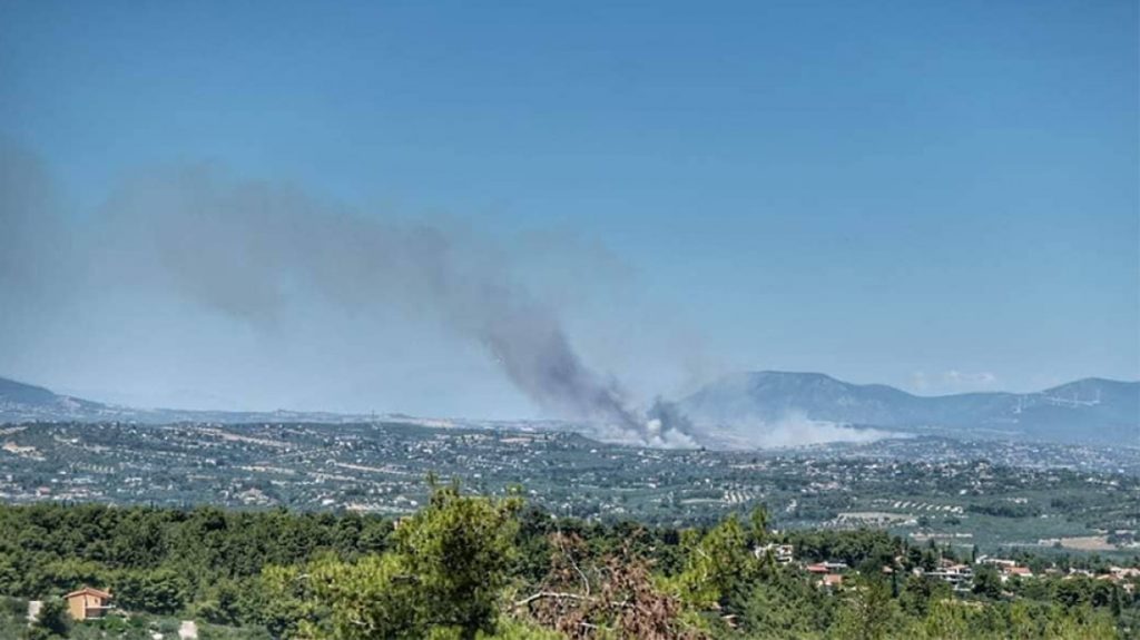 Σχηματάρι: Νέα φωτιά ξέσπασε σε αγροτική έκταση