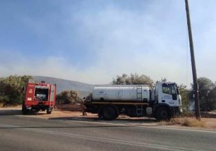 Συνδρομή Δήμων της Αττικής με υδροφόρες στα πύρινα μέτωπα