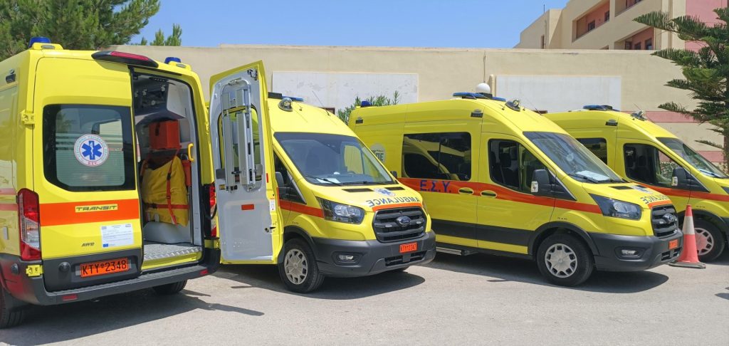 Ενισχύεται με νέα ασθενοφόρα η Κρήτη