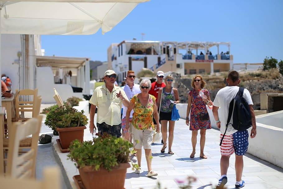 Which tourists spend the most in Greece