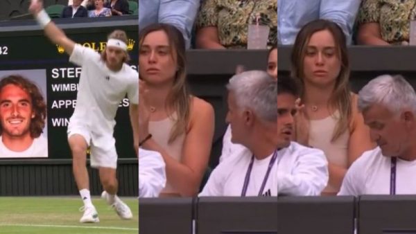 Πεθερός και νύφη στα μαχαιριά; Το δολοφονικό βλέμμα της Μπαντόσα στον πατέρα του Στέφανου Τσιτσιπά