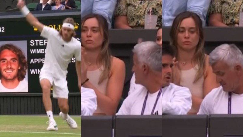 Πεθερός και νύφη στα μαχαιριά; Το δολοφονικό βλέμμα της Μπαντόσα στον πατέρα του Στέφανου Τσιτσιπά