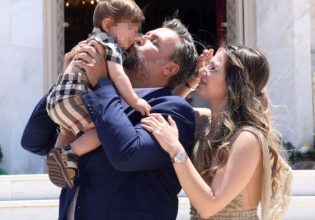 Γιάννης Καλλιάνος: Καλοκαιρινές στιγμές με τον μικρό Γιωργάκη