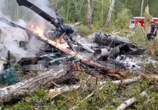 Ρωσία: Τουλάχιστον τρεις νεκροί από συντριβή ελικοπτέρου Mi-8 που διαχειριζόταν η FSB