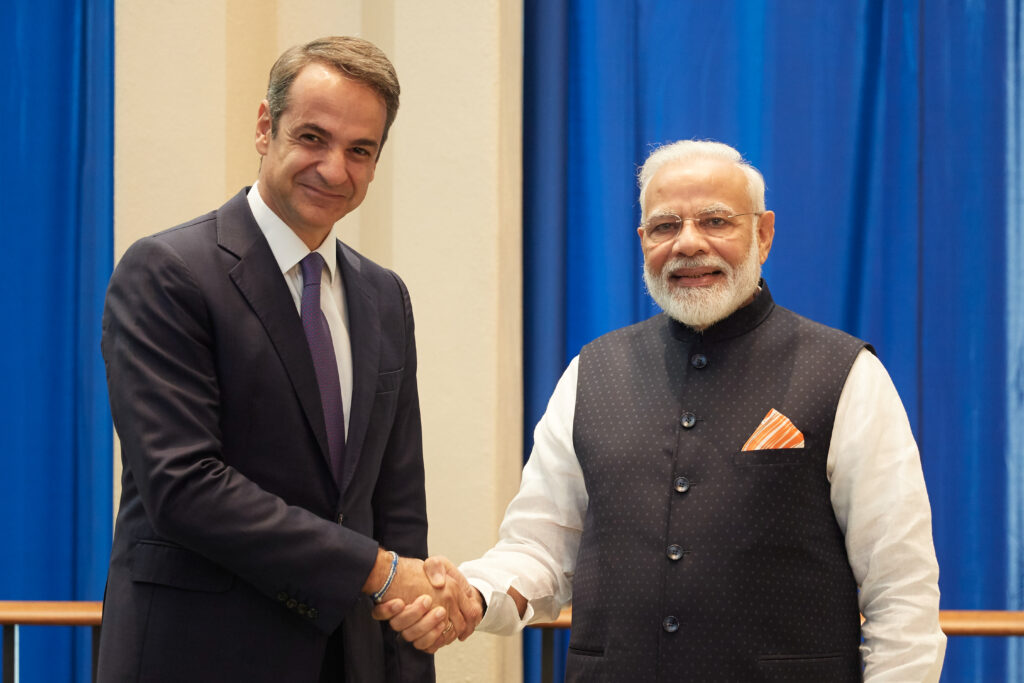 Με τον πρωθυπουργό της Ινδίας θα συναντηθεί την Παρασκευή ο Κυριάκος Μητσοτάκης