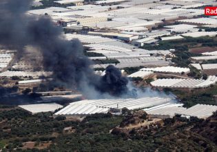 Φωτιά σε εξέλιξη στην Ιεράπετρα – Ισχυρές πυροσβεστικές δυνάμεις στο σημείο