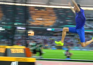 Εντυπωσιακό ξεκίνημα του Τεντόγλου – «Πέταξε» στα 8,50μ. στο πρώτο του άλμα και ζητούσε… ηρεμία (vid)